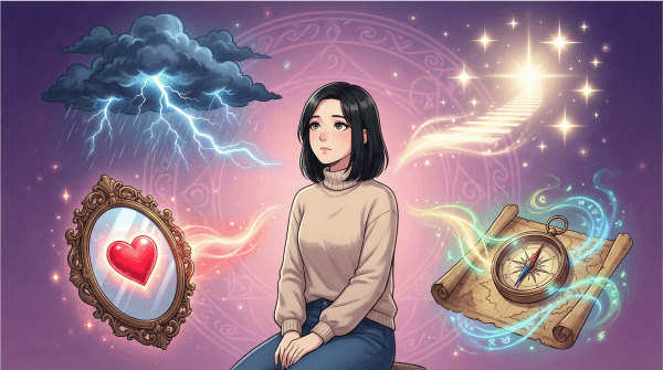 私たちが占いに惹かれる４つの深層心理を表す画像